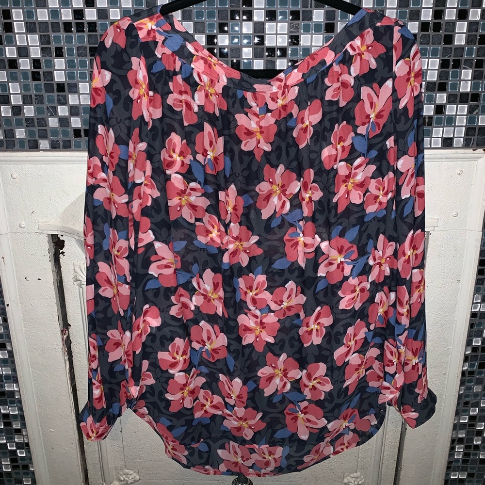 Loft floral blouse